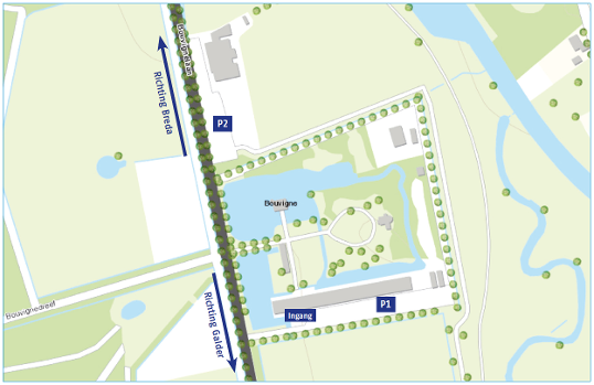 Kaart parkeren bij Bouvigne