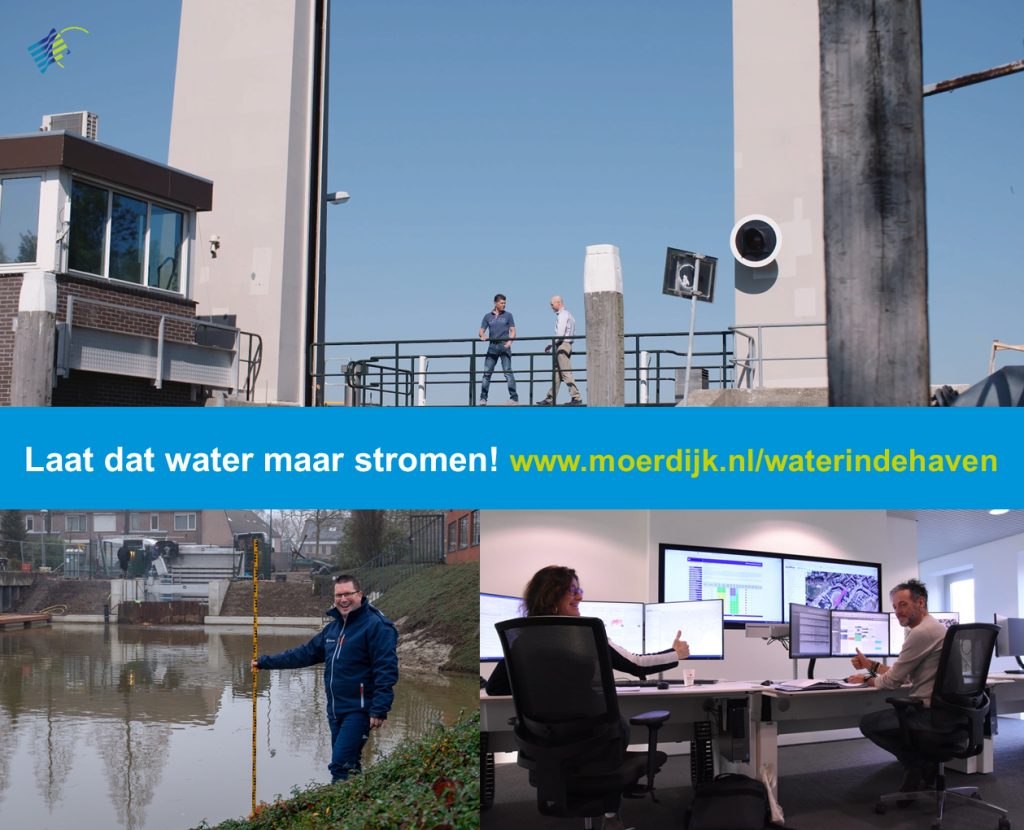 Laat het water maar stromen in de haven van Zevenbergen