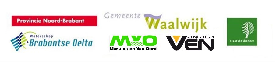 Provincie Noord-Brabant, waterschap Brabantse Delta, Gemeente Waalwijk, MvO en Van der Ven, Staatsbosbeheer